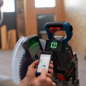 Акумулаторен настолен циркуляр Bosch потапящ с герунг с 2 батерии и зарядно, 18 V, 12 Ah, ф 305 мм, 2550-4000 об./мин GCM18V-305 GDC - Image 6