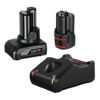Акумулаторна батерия Bosch Li-Ion със зарядно у-во 12 V, 2/4 Ah, 2 бр. GBA 12V