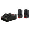 Акумулаторна батерия Bosch Li-Ion със зарядно у-во 12 V, 3 Ah, 2 бр. 12V GBA