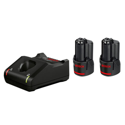 Акумулаторна батерия Bosch Li-Ion със зарядно у-во 12 V, 3 Ah, 2 бр. 12V GBA