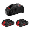Акумулаторна батерия Bosch Li-Ion със зарядно у-во 18 V, 4 Ah, 2 бр.