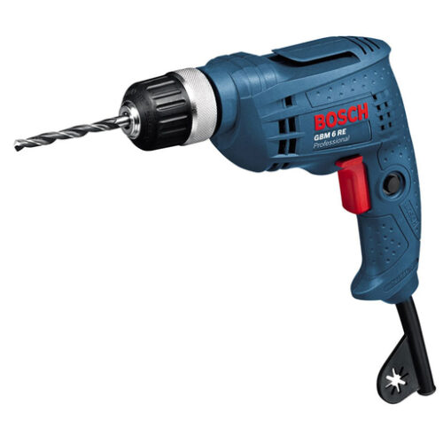 Бормашина Bosch електрическа безударна 350 W, 12.3 Nm, 0-4000 об./мин, 1.5-10 мм GBM 6 RE