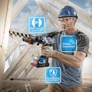 Акумулаторен винтоверт Bosch с безчетков двигател без батерия и зарядно, 18 V, 110 Nm, 1.5-13 мм GSR 18V-110 C - Image 2