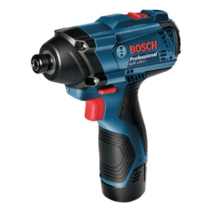 Гайковерт акумулаторен Bosch с колекторен двигател с 2 батерии и зарядно, 12 V, 2 Ah, 100 Nm, шестостен, 1/4", GDR 120-Li - Image 2