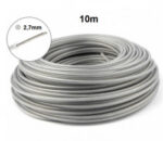 Корда за моторни тримери/косачки (с метална вложка) 2.7mm x 10m кръгла