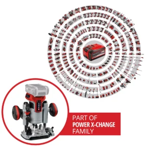 PROFESSIONAL Cordless Router / Palm Router TP-RO 18 Set Li BL - Solo - Image 3