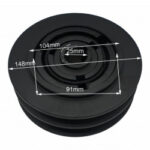 Съединител за Honda 148mm x 25mm (2 канала 17mm) - Image 2