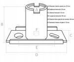 Държач за ножове за косачки Lider Plus WA46P144R, NAC WR6565170 - Image 2
