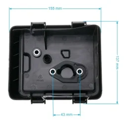 Корпус на въздушен филтър, съвместим с двигатели HONDA GCV 135/160, Ruris R550h, R650h