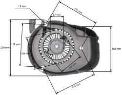 Стартер мотофреза, мотопомпа, генератор Loncin LC1P70FA