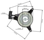 Стартер мотофреза за Honda GXV 120, GXV 140, GXV 160 / MTD THORX 35