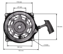 Стартер за BRIGGS-STRATTON 497680