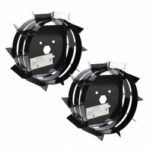 Комплект 2 метални гуми за култиватор (1 чифт)