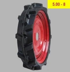 Цяло колело 5.00 x 8 (ТВЪРДА ГУМА).