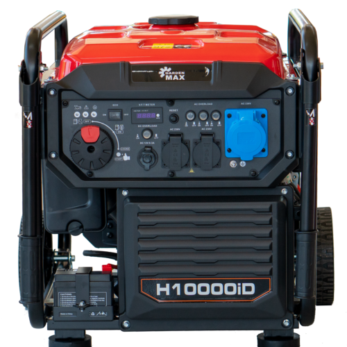 Инверторен бензинов генератор GardenMAX H10000ID, 230 V, 8.5 kW, 20 л, ел. старт