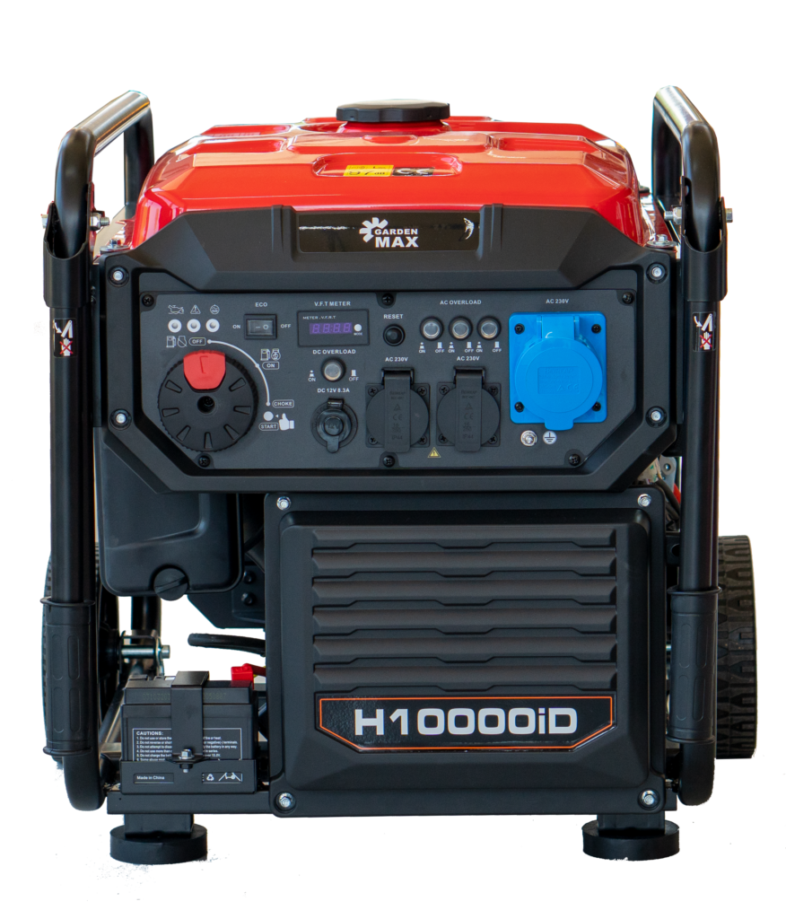 Инверторен бензинов генератор GardenMAX H10000ID, 230 V, 8.5 kW, 20 л, ел. старт